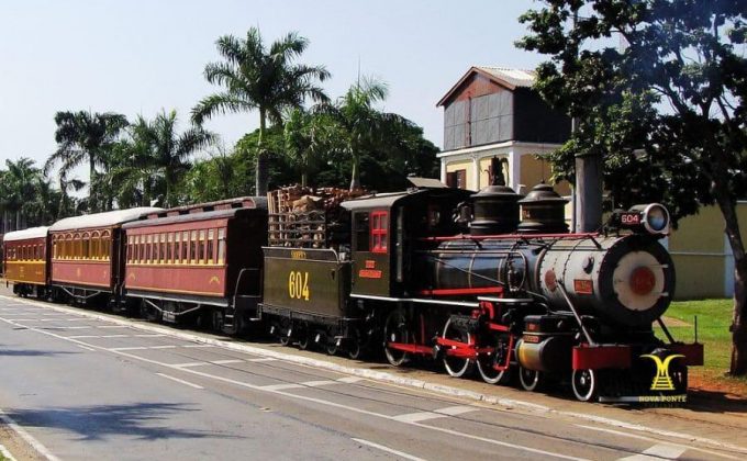 Trem Maria Fumaça Campinas Jaguariúna com Holambra
